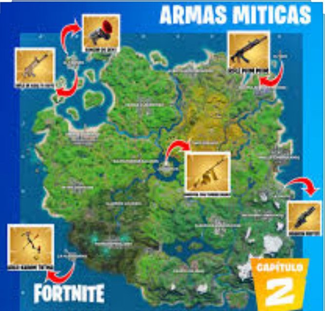 ¿Os gustaria que las armas míticas estuvieran la temporada que viene?👀 #Fortnite