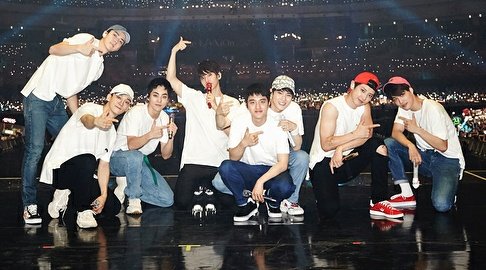 can you believe 637 days before the day junmyeon enlisted was just august 16, 2018? around 1 month before, they just wrapped up elyxion dot, where junmyeon said "it must be fate that exo and exo-l met in this vast universe. even if we were to be reborn, let's meet again"