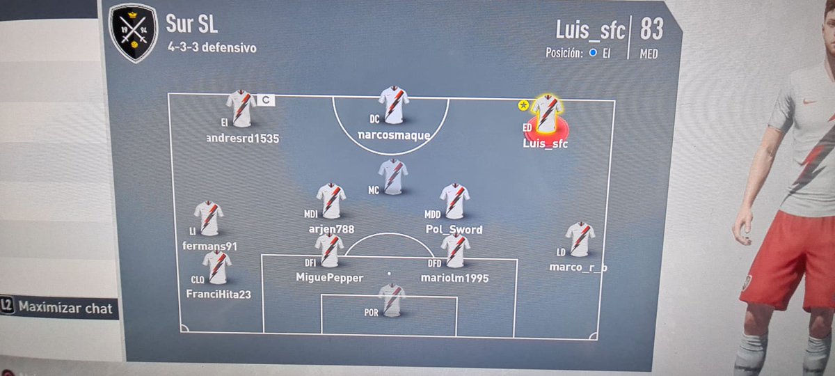 SurSLiveoficial's tweet photo. Alineación previa del partido Sur SL VS Balcon FC https://t.co/Arwj0ALSgu