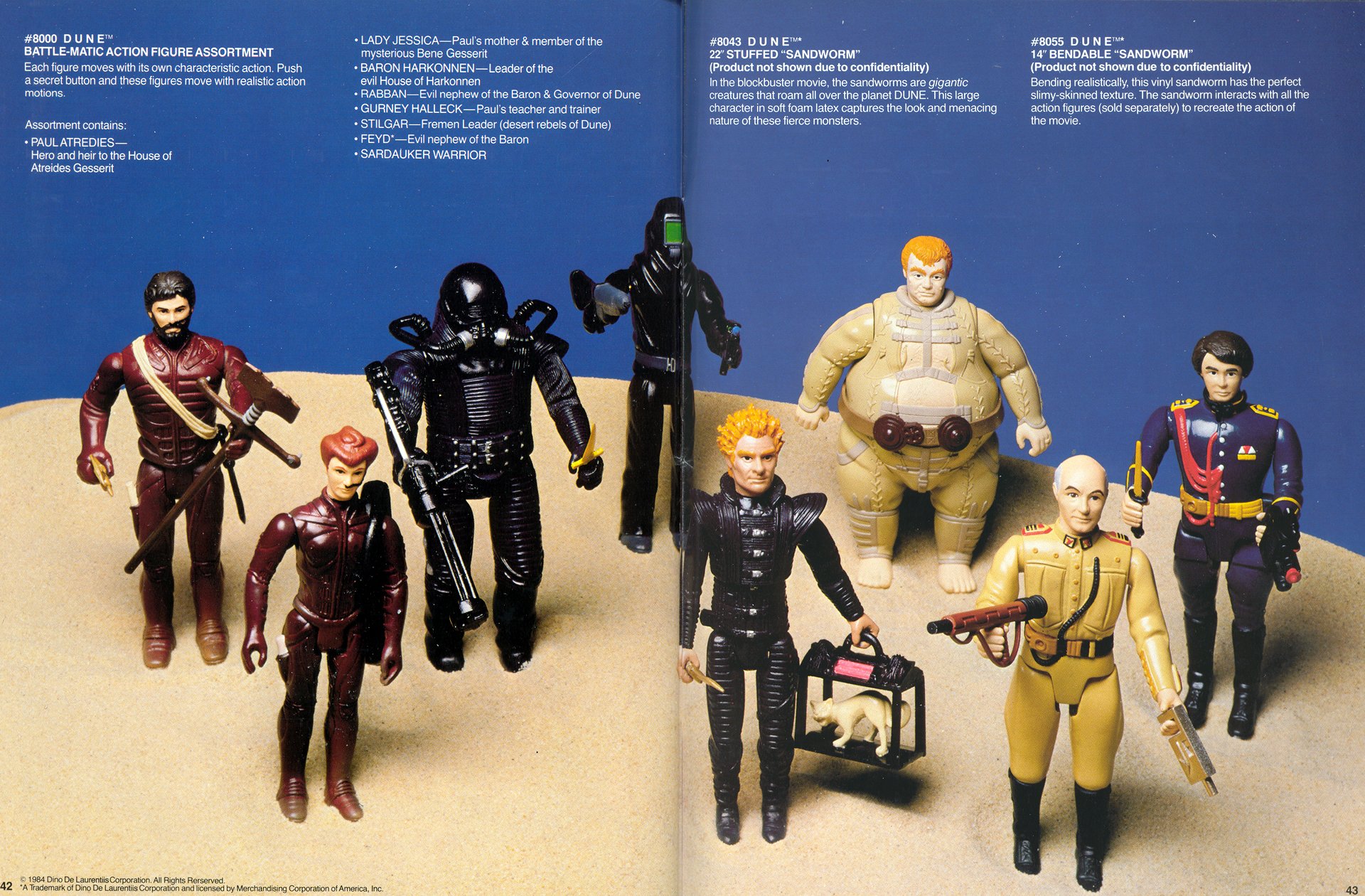 Dune action online figures
