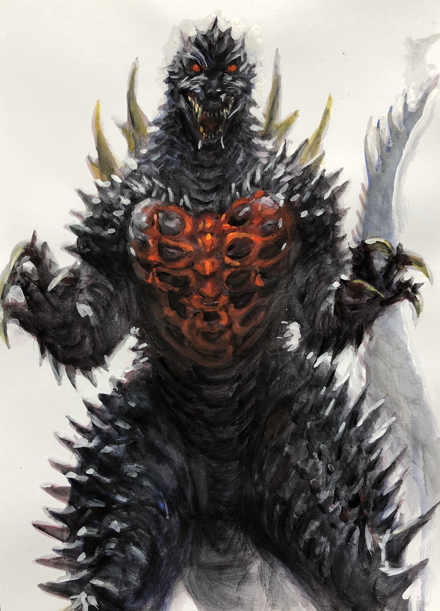 Godzilla Silhouette ~ Vector Illustration Of Godzilla | Growrishub