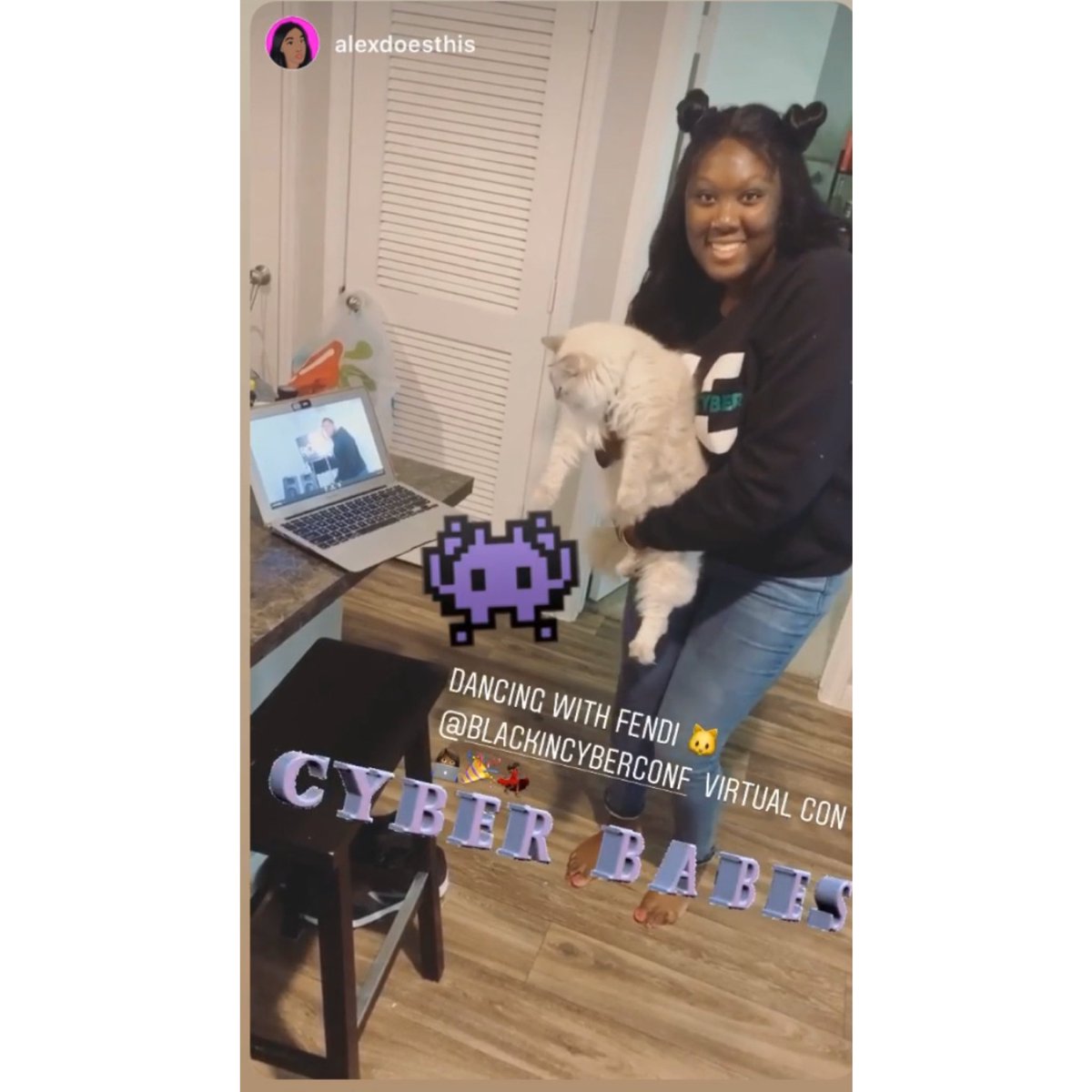BlackInCyberCo1's tweet photo. Repost π @alexdoesthis_ enjoying #LitLobbyCon with DJ Roma! #BICVC2020 #LitLikeBIC https://t.co/ZWQAWd27Yp
