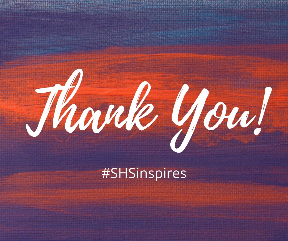 We hope you enjoyed the Gala last night!  Thank you for watching, bidding and donating!  What an amazing community we have!  If you didn't win the item you were bidding on, there is still time donate! one.bidpal.net/shsgala2020/br…