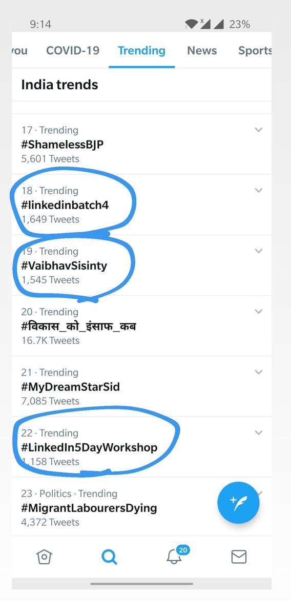 deepal_bhavsar's tweet image. And it started #trending!

#vaibhavsisinty #linkedinbatch4 #linkedin5daysworkshop