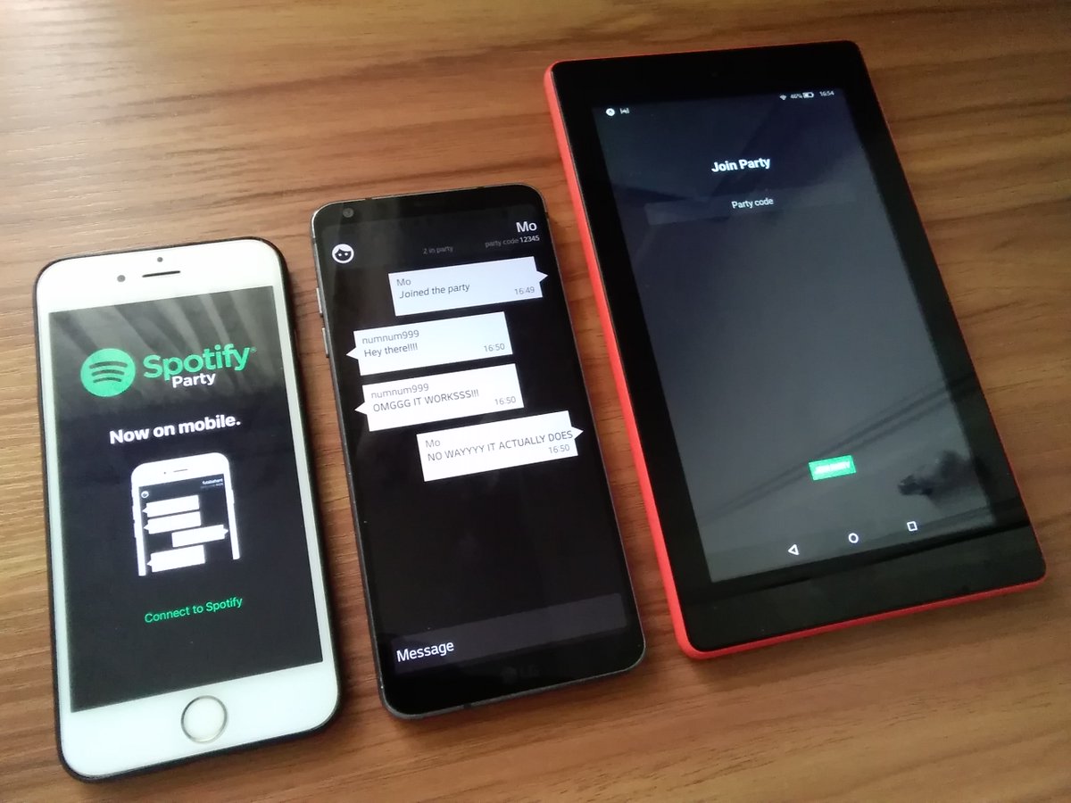 morahman162's tweet photo. Creating a cross-platform #ReactNative app to work with my Spotify Party website. Now you can listen to music with friends without even needing a computer! https://t.co/Z0GpuQD1mC