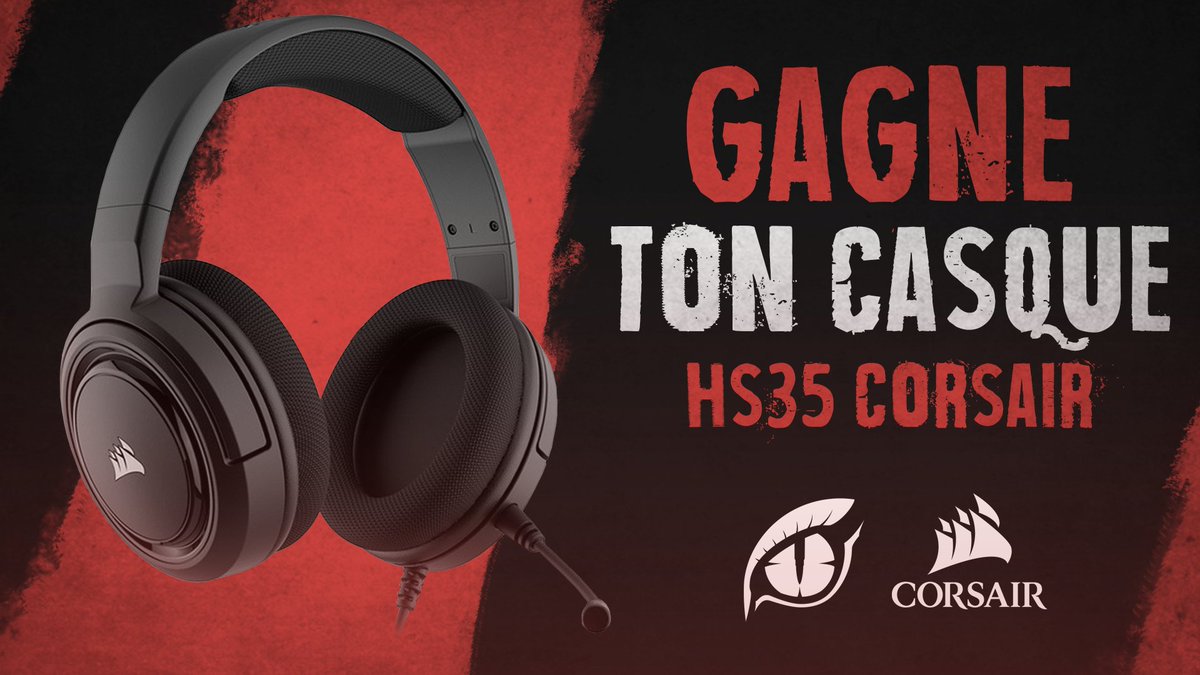 🏆 #Concours 🏆

Je te fais gagner un casque CORSAIR HS35 🔥

Pour participer :
- #RT ce tweet
- Follow @ESL_PwnZ 
- Follow <a href="/CORSAIRFRA/">CORSAIR France</a> 

Tirage au sort le 25/05

Louée soit la Confrérie ✊