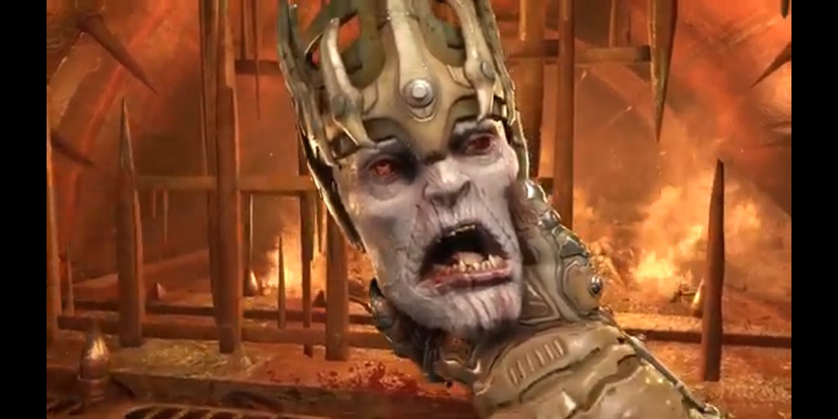 gamerspadin's tweet photo. Doom eternal is so metal. #neverstopplaying https://t.co/2TqdGebfTe