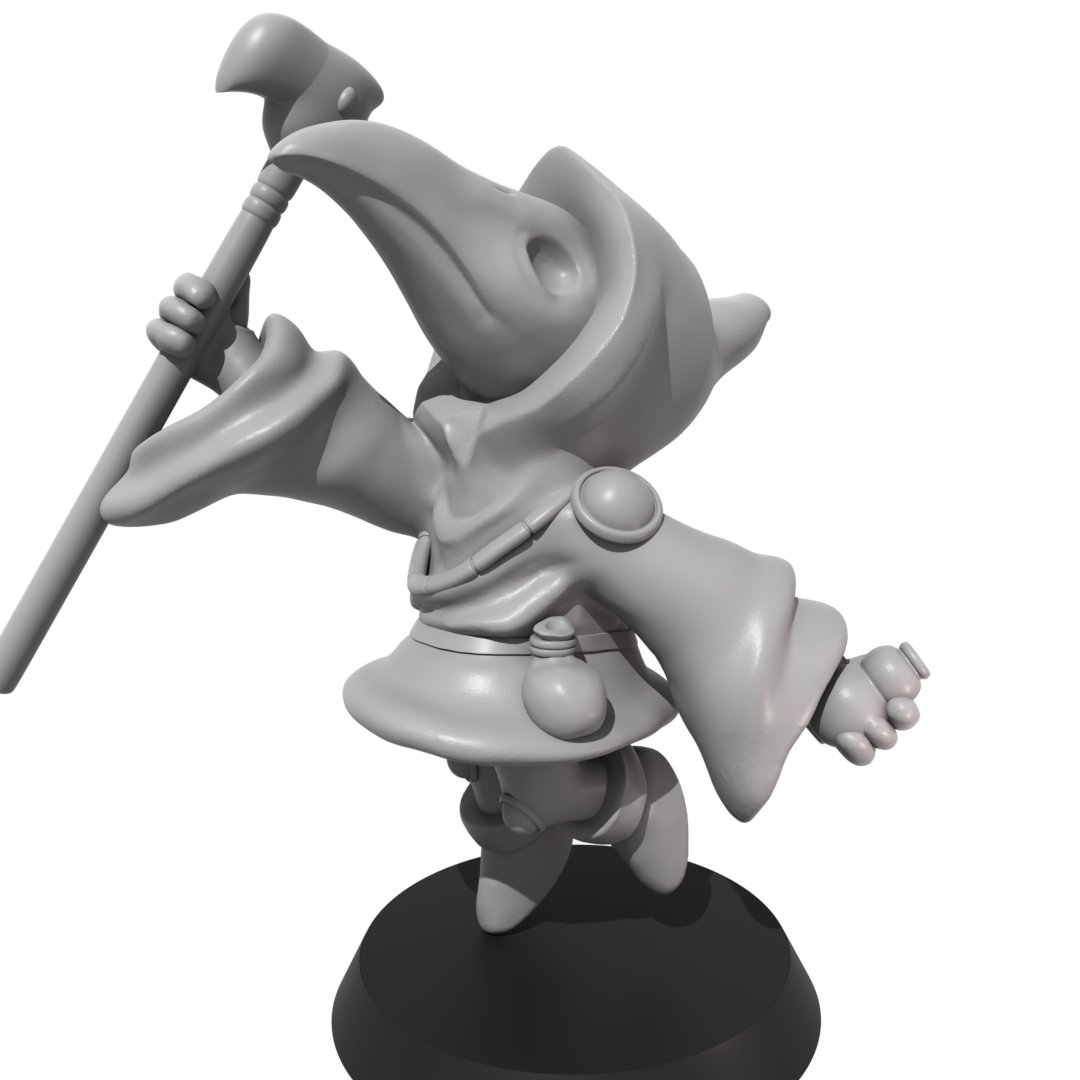 DeathsBlueHat's tweet photo. Learning to 3d model and 3d sculpt and made myself a chibi Plague Knight. #shovelknight @YachtClubGames https://t.co/aSbQAL6mRJ