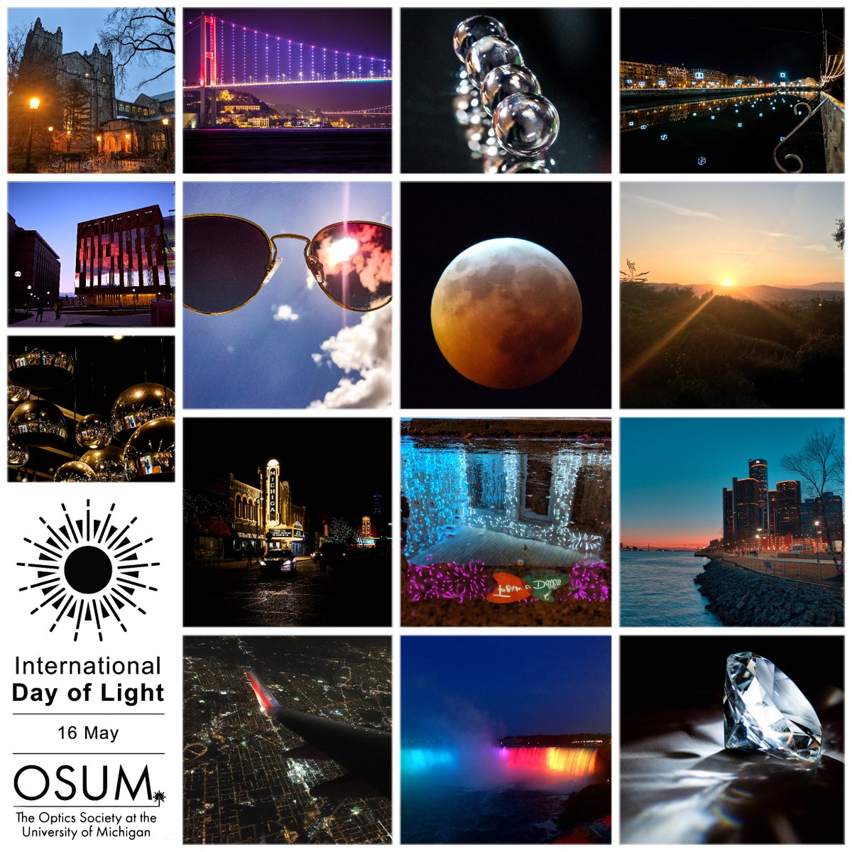 OpticsUMICH's tweet photo. Submissions from our International Day of Light Photo Contest are in! Thanks for all of the awesome entries from our members! #IDL2020 #SeeTheLight https://t.co/hNdqdlsAhl