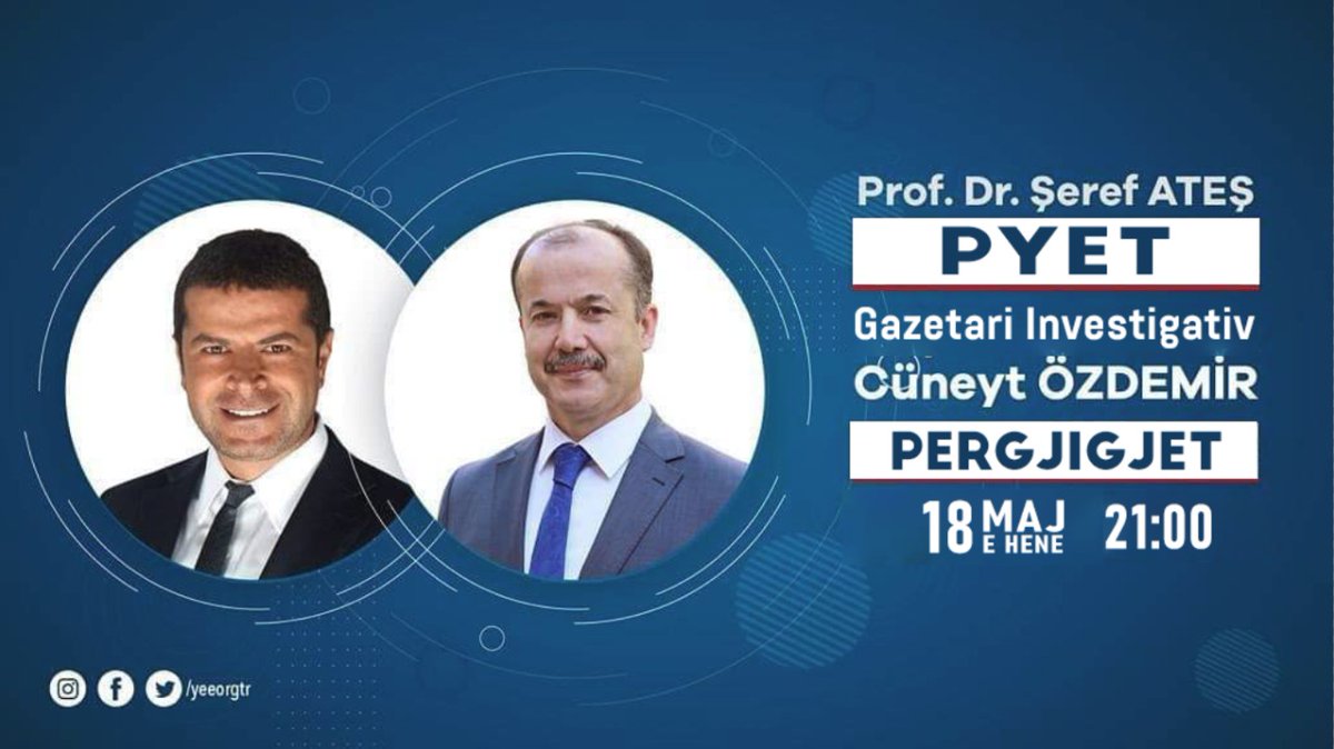 yeeiskodra's tweet photo. I ftuari i bashkëbisedimit #digjital këtë javë është #gazetari investigativ  @cuneytozdemir ❗️
🗓 18 maj, e hënë
⏰ 21.00 (Ora në Shqipëri)
📺 Në llogaritë e rrjeteve-sociale të Institutit
@yeeorgtr  @TurkEmbTirana https://t.co/GIxiSCzprG