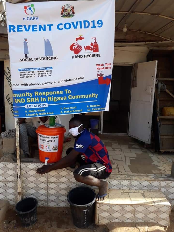 eCAPHNG's tweet photo. Today we are piloting and actualizing our idea on the communities response towards the management of the spread of #COVID19 in ten communities of Igabi LGA Kaduna, launching will take place tomorrow @UNFPANigeria @ullamuller @MariamaDarboe18 @HafsatMohBaba @riseupforgirls https://t.co/EA563zhLHC