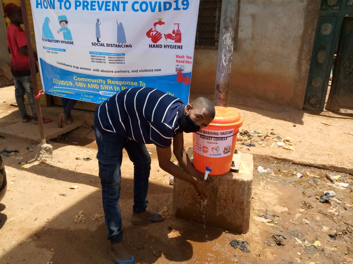 eCAPHNG's tweet photo. Today we are piloting and actualizing our idea on the communities response towards the management of the spread of #COVID19 in ten communities of Igabi LGA Kaduna, launching will take place tomorrow @UNFPANigeria @ullamuller @MariamaDarboe18 @HafsatMohBaba @riseupforgirls https://t.co/EA563zhLHC