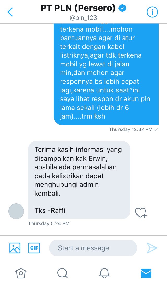 erwin14_'s tweet photo. Min @pln_123 perihal tsb sdh di tindak lanjutin blm ya?sudah 2 hari berturut”,mati listrik mll (wlpn tdk lama) dan tegangan tdk stabil...kl ada peralatan elektronik yg rusak gmn?tks https://t.co/pronDozj9T