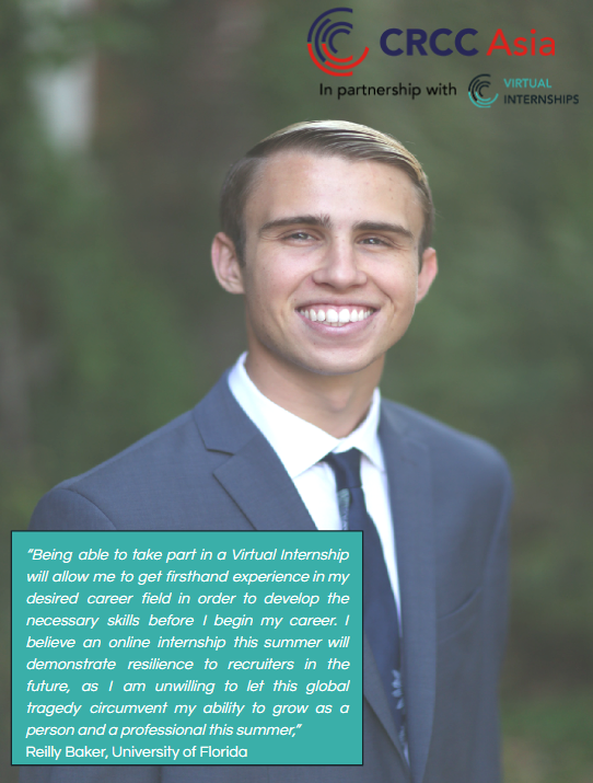 onlineinterns's tweet photo. We are very excited to unveil the final winner of our 6 Inclusion Scholarships, Reilly Baker

Reilly is a student at University of Florida and will be completing a Virtual International Internship program this summer. 

Congratulations, Reilly! https://t.co/QybR639xIt