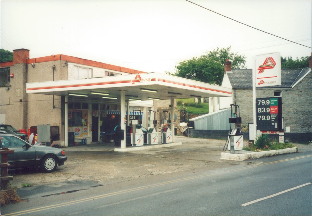 Day 146 of  #petrolstationsAntur, Siop Y Ffrydiau, Cenarth, Pembrokeshire 2001  https://www.flickr.com/photos/danlockton/8334283431/  https://www.flickr.com/photos/danlockton/8334283993/  https://www.flickr.com/photos/danlockton/8335339406/Antur was an Elf subsidiary in west Wales (Elf co-owned Milford Haven refinery). Fish & chips would be incredible right now.