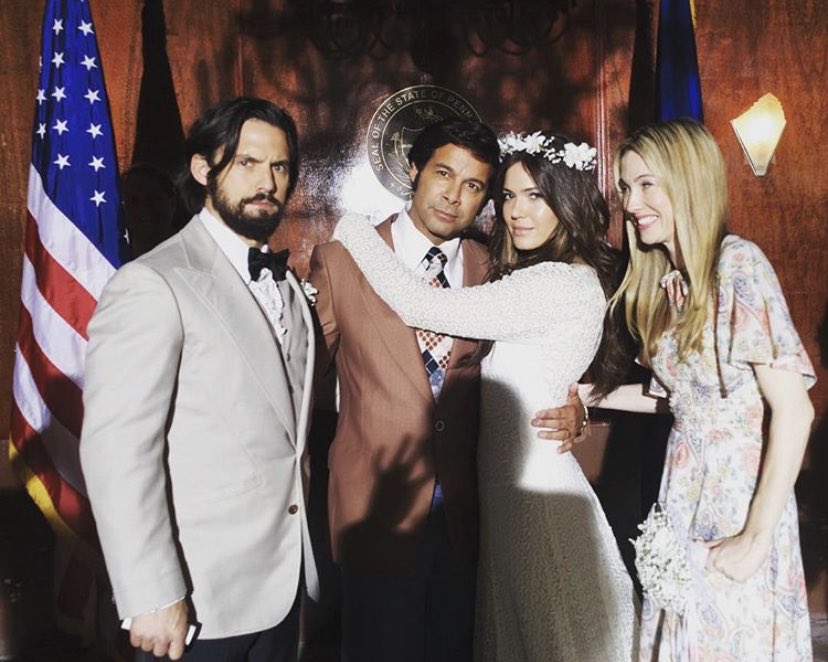 Happy anniversary to these two lovebirds 😍...wait, that’s not right...😂 Jack &amp; Rebecca forever!!! Here’s to what would’ve been 44 years!🥂 #thisisus