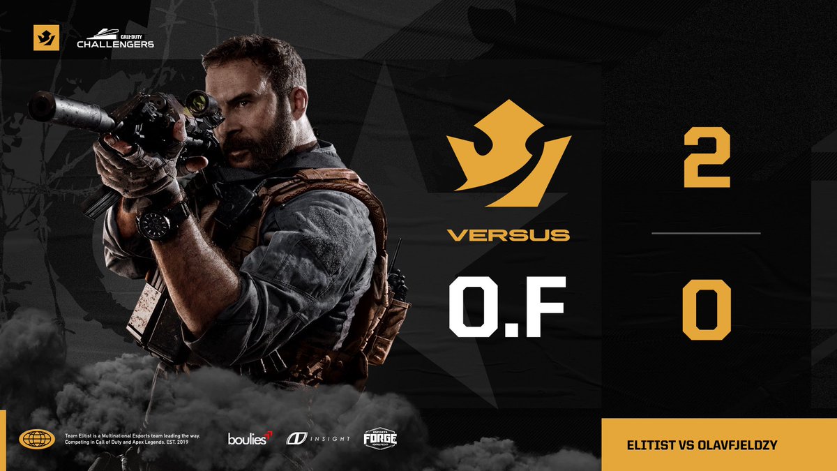 TeamElitistLive's tweet photo. We take Arklov Peak SND 6-5 and go up 2-0 versus O.F. https://t.co/nPmELtyPBe