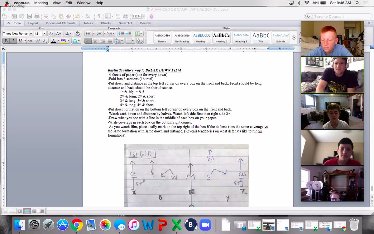 Week 6 of Saturday morning virtual camp with coaches <a href="/baylintrujillo/">Baylin Trujillo</a> <a href="/KOlsen19/">Coach Kevin Olsen</a> and <a href="/QuincyLCarter/">QUINCY CARTER</a>. Thank you so much to <a href="/Daniel_Jones10/">Daniel Jones</a> and DP Great <a href="/Nick_Patti/">Nick Patti</a>! Amazing to spend a Saturday morning learning from all 5 of these guys!
<a href="/PlayBookAthlete/">PLAYBOOK ATHLETE</a> @QBUniverseCamp <a href="/CoreSportsPer/">Core Sports Performance</a>