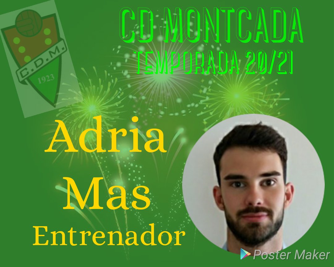 Fredoom (@clubdeportivom7) on Twitter photo 🔊 FICHAJE
⚽️TEMP. 20/21
Entrenador.-
ADRIA MAS <a href="/Adria_Mas/">Adrià Mas</a>
Ex entrenador en <a href="/CFDamm/">Club de Futbol Damm</a> y <a href="/SantCugatFC/">Sant Cugat FC</a>, vuelve a Montcada tras conseguir la salvación la temp. 17/18.
¡¡MUCHA SUERTE EN TU RETORNO!!
#futbolcat
#2cat2
<a href="/laveudemontcada/">La Veu de Montcada i Reixac</a>
#experienciamontcada
#EndavantMontcada 🔊 FICHAJE
⚽️TEMP. 20/21
Entrenador.-
ADRIA MAS <a href="/Adria_Mas/">Adrià Mas</a>
Ex entrenador en <a href="/CFDamm/">Club de Futbol Damm</a> y <a href="/SantCugatFC/">Sant Cugat FC</a>, vuelve a Montcada tras conseguir la salvación la temp. 17/18.
¡¡MUCHA SUERTE EN TU RETORNO!!
#futbolcat
#2cat2
<a href="/laveudemontcada/">La Veu de Montcada i Reixac</a>
#experienciamontcada
#EndavantMontcada