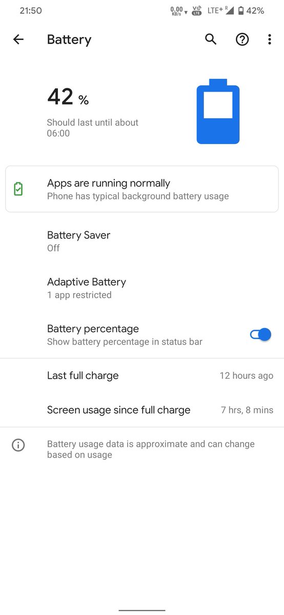 therational_pi's tweet photo. That's some insane battery stats on #RedmiNote8 running #ExtendedUI, was on WiFi for most of the time, but still it's too good. Stay tuned, detailed post with all the features, Pros and Cons coming soon. https://t.co/lHdnKSnROx
