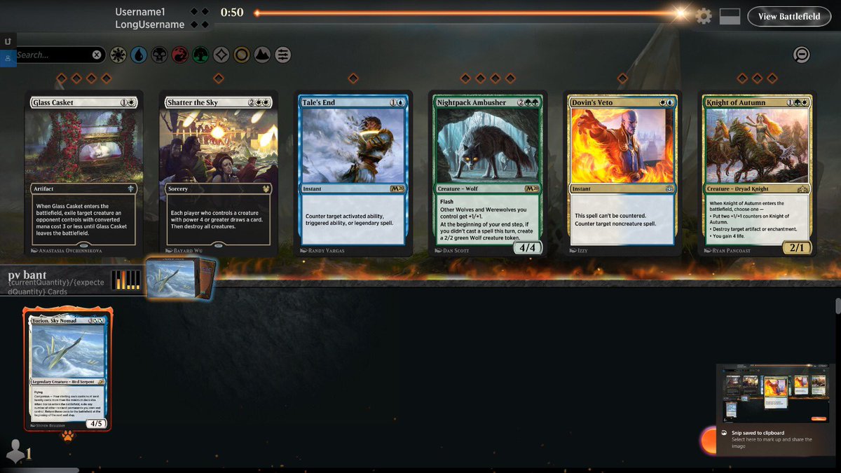 Neossif's tweet photo. Increiblemente frustrado por esta situacion, tanta dedicacion para clasificar y luego perder por errores del Client, COMPLETAMENTE INACEPTABLE. @MTG_Arena @wizards_magicES #MTGArena #wotcstaff https://t.co/XFwIe7nFV2
