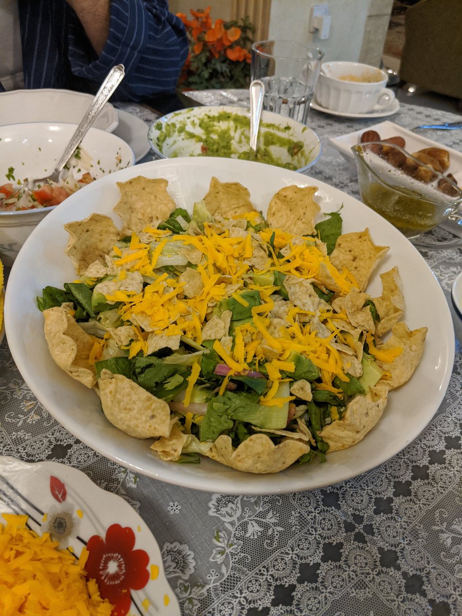 Mexican iftar tonight!- Shrimp Tacos- Chicken Fajita Quesadillas- Nacho Salad- Sopa De Fideo