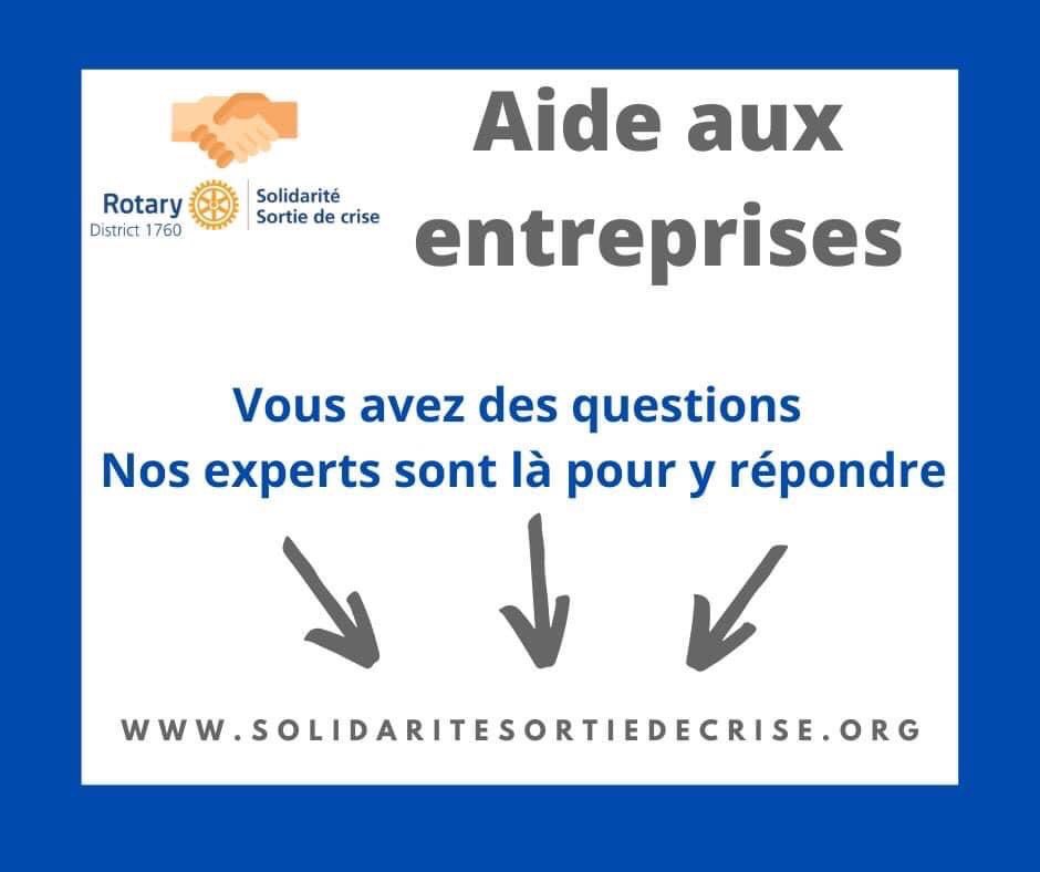 antoinesd1760's tweet photo. #solidaritesortiedecrise #rotaryenaction https://t.co/nJnel5bEen