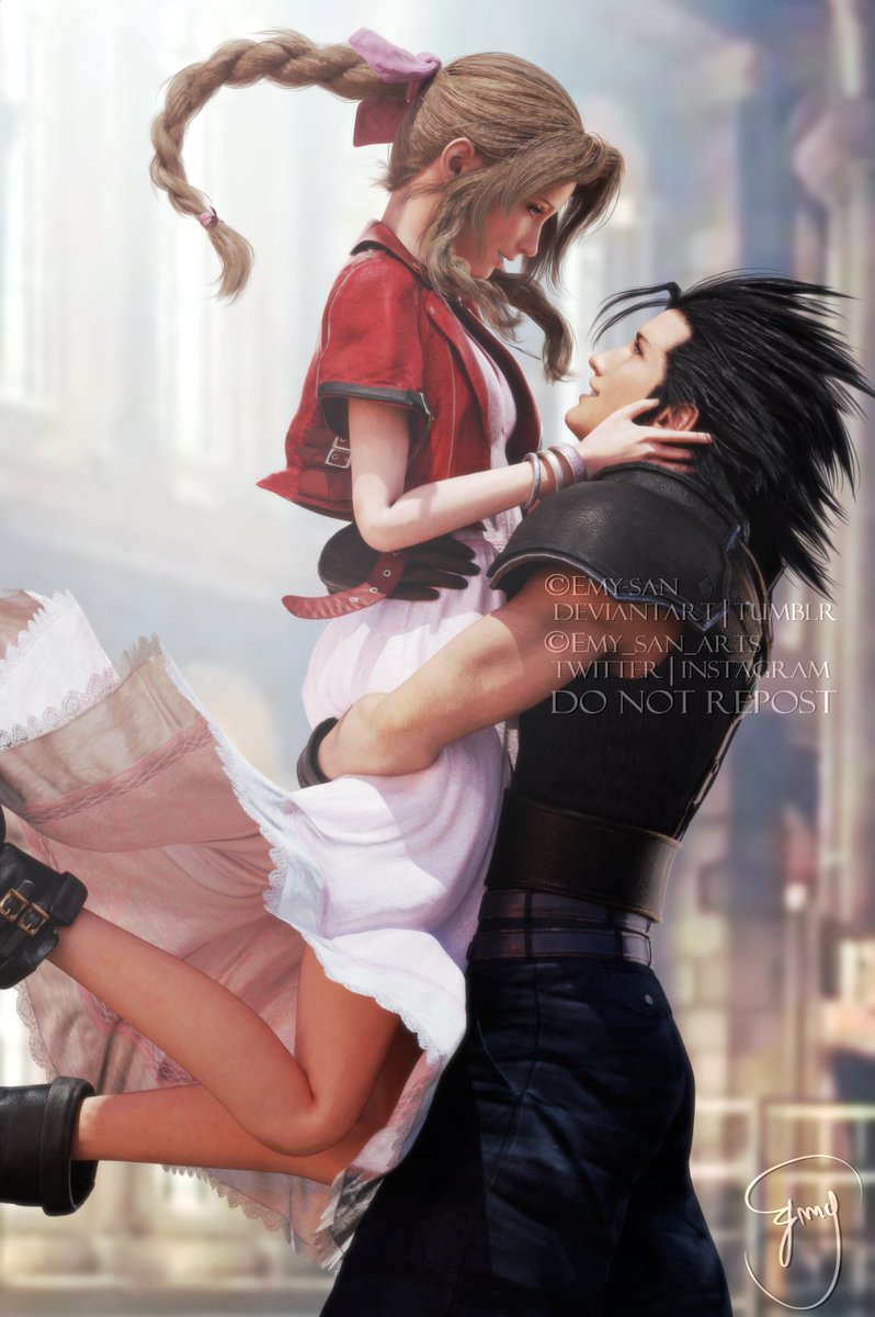 Emy_san_arts's tweet photo. "I love you"

#Zerith #FF7R #FinalFantasy7Remake https://t.co/w6BJDeqU9l