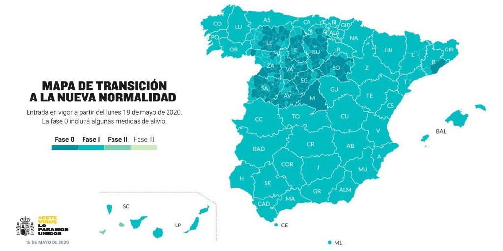 sanidadgob's tweet photo. ‼️ @boegob publica la orden que flexibiliza ciertas restricciones nacionales en la #Fase2 del Plan para la Transición hacia una #NuevaNormalidad

❗️Esta orden incluye también medidas de alivio para #Fase0 y #Fase1

➡️ BOE: https://t.co/8bsGICgvfR

#EsteVirusLoParamosUnidos https://t.co/awpTkUDe3R