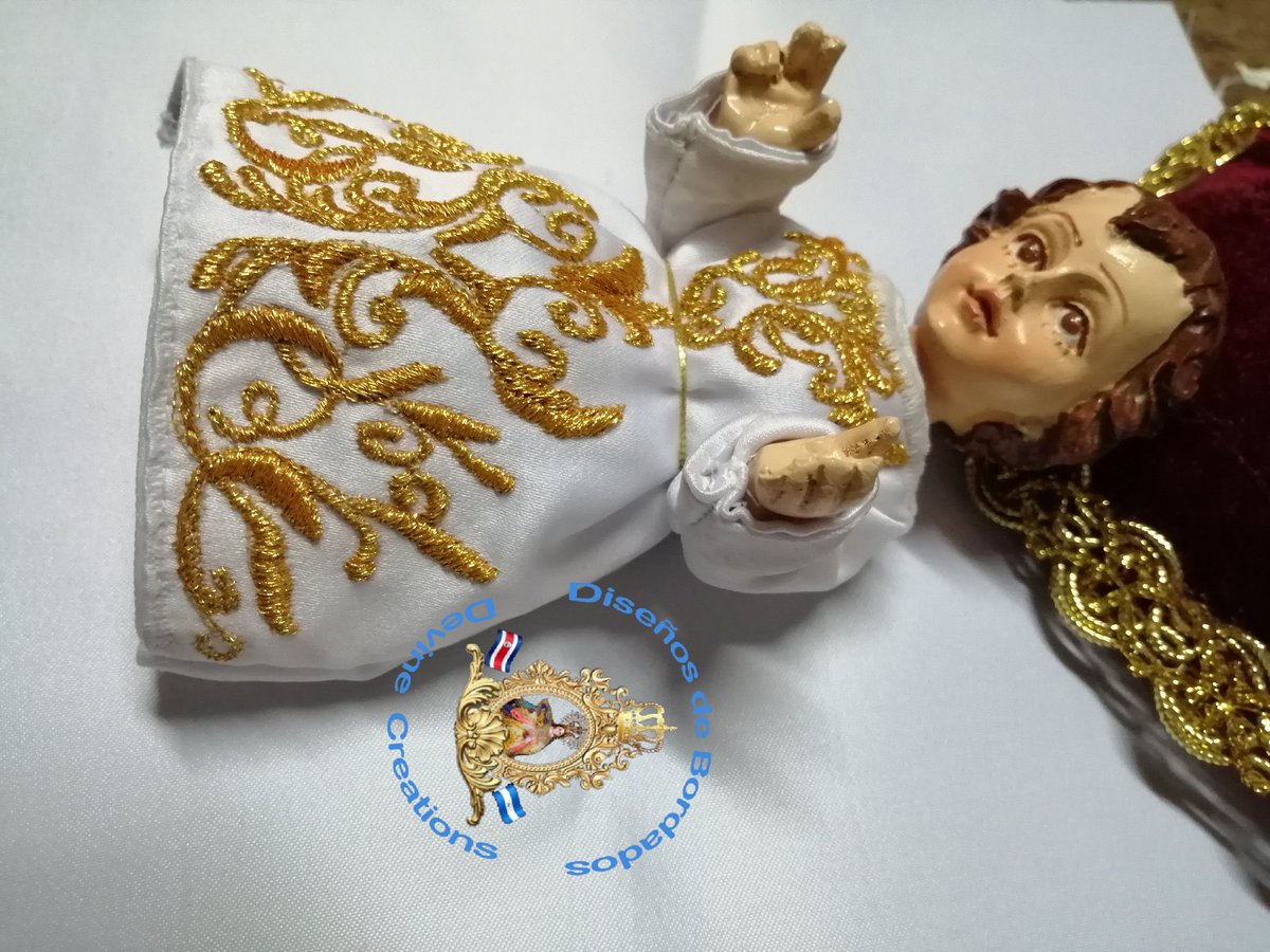 DEVINECREATION9's tweet photo. NIÑO DIOS DE 10 CM
CON SU TÚNICA BORDADA
ENTREGADA EN :LEÓN- NICARAGUA 
 
✨#ManosNicaragüensePorGraciaDeDIOS🇳🇮. 

Arte y diseños de Bordados en 🇨🇷 Costa Rica 
Elaboración de cabelleras sintéticas o natural confección de túnicas, mantos Bordados 
 Whatsapp +50671330288 https://t.co/vXiSbCIcBg