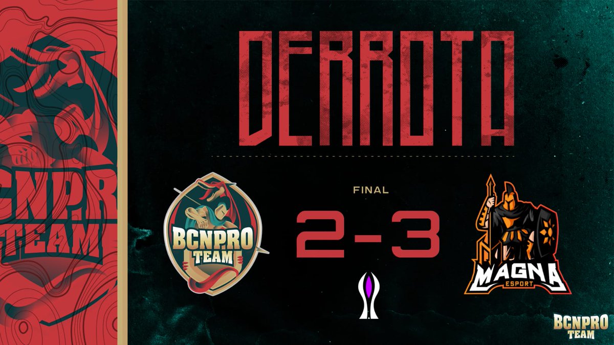 #CR

🏆 | <a href="/SLC_League/">Super League Clash</a> 
❌ | 2-3
📆 | Final

⚔️ Impresionante final que se decide por escasos detalles.

♥️ Finalizamos la edición en segundo lugar, con 8 victorias en 9 partidos.

🤝 Felicitar a <a href="/Xampialgemesi/">Xampialgemesi</a> por el casteo y <a href="/MagnaEsport/">MAGNA ESPORTS</a> por la victoria!

#HastaElFinBCNProTeam