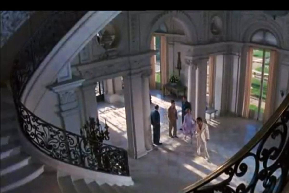 DDunn1234's tweet image. #ArchitectureMovieChallenge
Day 13 surprise 

The Great Gatsby (1974) version featuring Rosecliff in Rhode Island as Gatsby’s mansion.