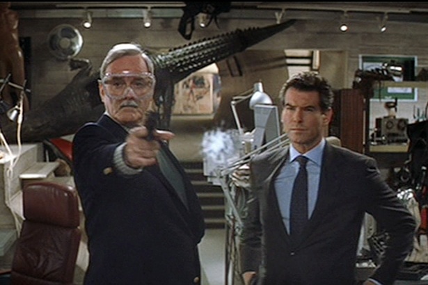 JohnCleese's tweet photo. A very happy birthday to you 007! However you celebrate today, please be sure to return anything you take in one piece... @PierceBrosnan https://t.co/Zr7F7TU0W8