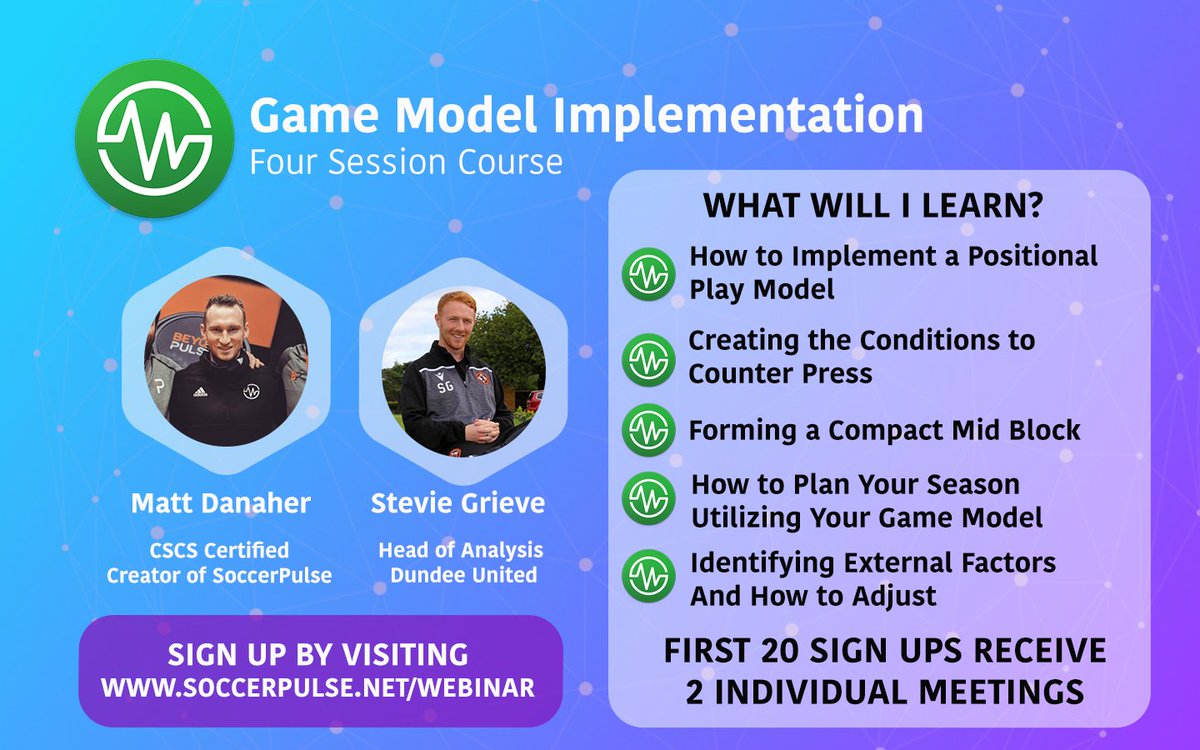 Onside_SC's tweet photo. Game Model Implementation Webinars - https://t.co/zPTN9eKtOC

We will be conducting 4 webinars on Game Model implementation with @SoccerPulse

Sign up now 
https://t.co/5PGmOsJtlg https://t.co/wNGtN61Dc8