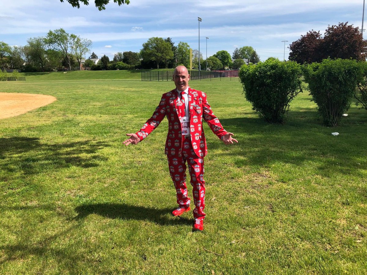 LiverpoolSuit's tweet photo. Virtual 5K run for the 96 in 79 ° sunshine complete. Didn’t notice my # upside down until I got home.
https://t.co/oFMbNmR40O

@btrliverpool @jc23foundation @carra23 
#runforthe96 #runtorememberthe96 #ynwa #jft96 #myliverpoolsuit  #lfc #myplmorning #liverpool #thismeansmore #lfc https://t.co/QCQmMLKkca