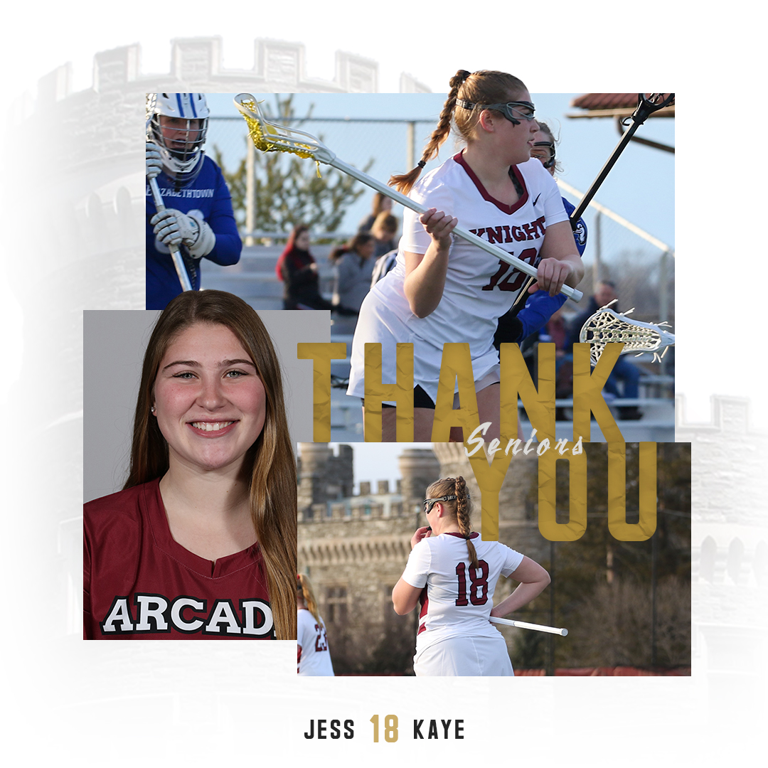 Arcadia_Knights's tweet photo. Jess Kaye worked everyday to get better and became one of the key goal scorers for the Knights. #ThankYouSeniors #ArcadiaStrong https://t.co/95ZqG6hX5L