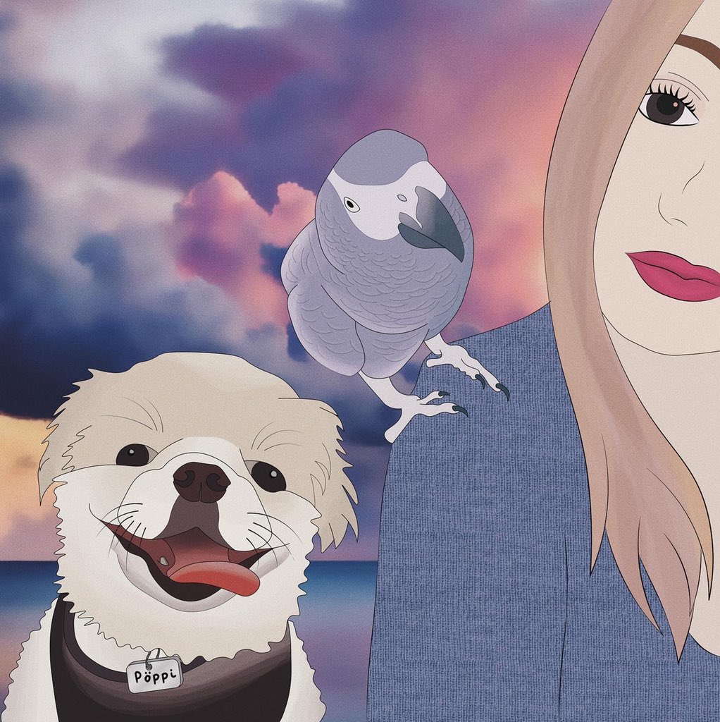 Clapeneo's tweet image. Nuove illustrazioni per le mie amichette fatte con #adobeillustrator e #adobephotoshop