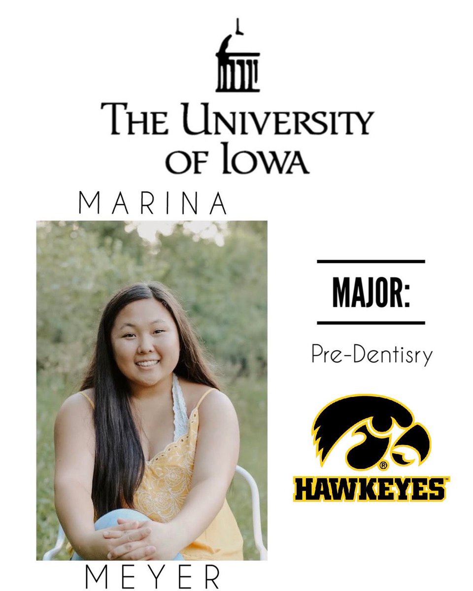 indeeclassof20's tweet photo. Good luck this fall Marina!! https://t.co/ztuayuNUdG