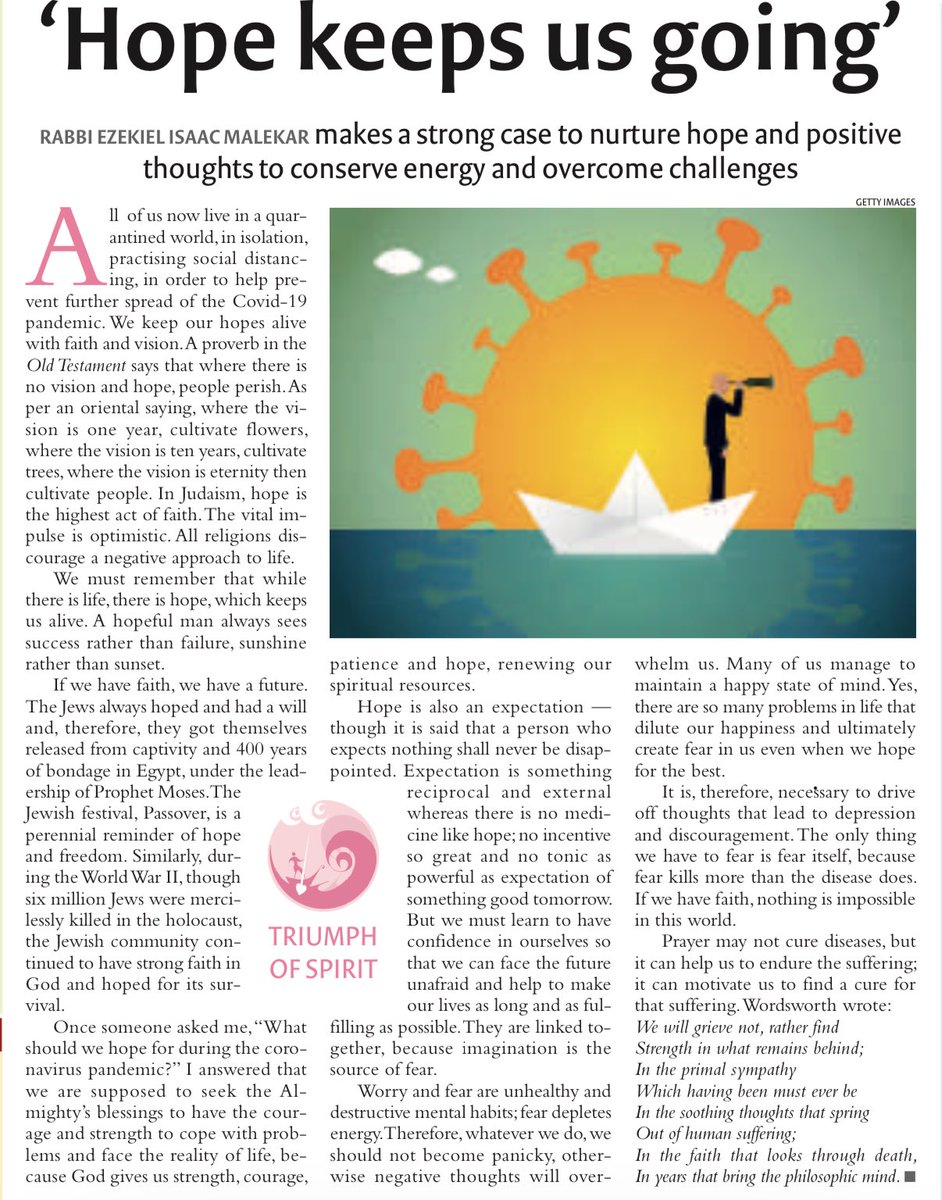 for_igniting's tweet photo. Fantastic article of ⁦@TOIDelhi⁩ ⁦@speakingtree⁩ in this Covid-19 negativity.
‘Hope keeps us going’
⁦@Ideas4India⁩ ⁦@_waleedshahid⁩ ⁦@Pehlikhabar⁩ ⁦@OnlineNewsIndi1⁩ ⁦@NMFnews⁩ ⁦@SamayaEpaper⁩ ⁦@SaharaNewsNet⁩ https://t.co/UENrmrJ4MO