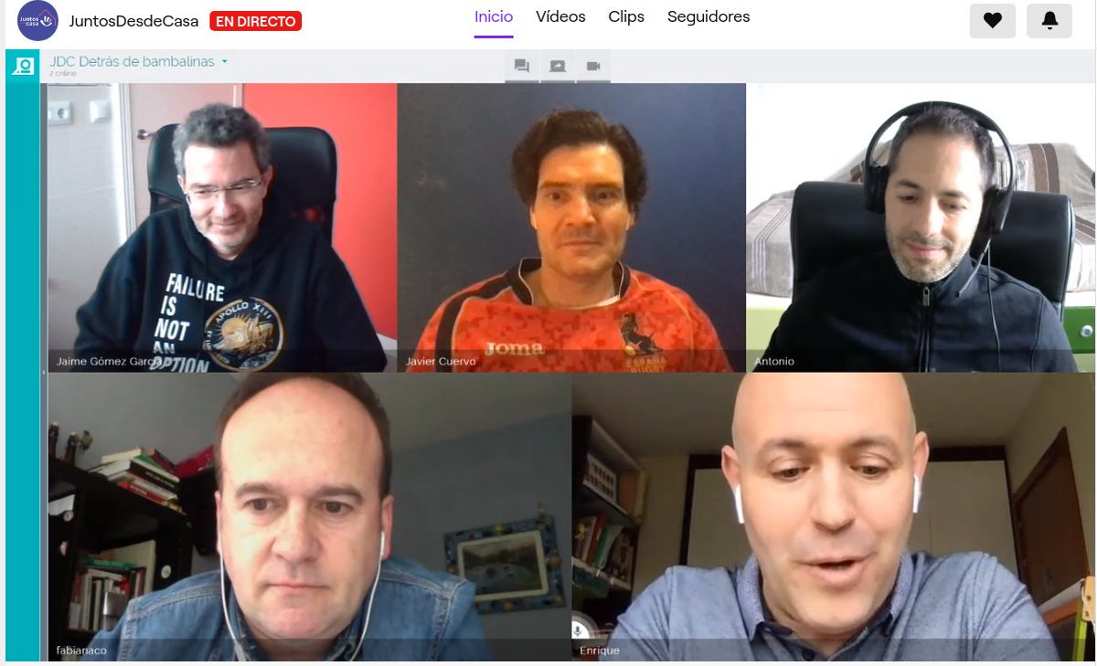 Algunos de nuestros profesores nos han contado su experiencia en la plataforma. Muy pronto lo tendréis en YouTube.