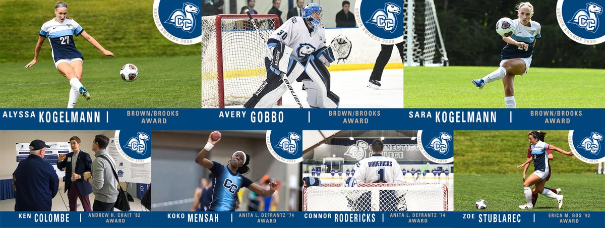 CamelAthletics's tweet photo. CONNgratulations to our 2020 senior athletics award winners! #OneCamel #ConnColl2020 πͺπ https://t.co/LwuWi7PURX