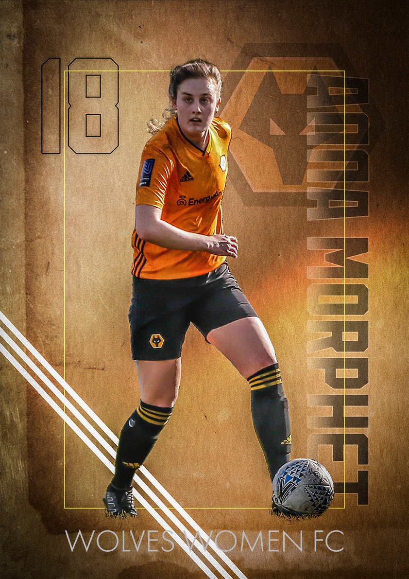 My latest graphic: <a href="/WolvesWomen/">Wolves Women FC</a> defender Anna Morphet

Please like ❤️ &amp; RT 🔃

<a href="/Wolves/">Wolves</a> <a href="/WWLSC/">London Wolves</a> <a href="/TalkingWoSo/">Talking WoSo</a> @MidlandWoSo <a href="/FAWNL/">FA Women's National League</a>