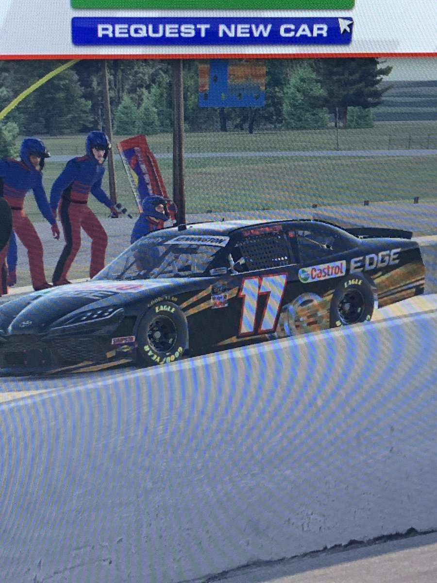 DJKRacing's tweet photo. The @CastrolCanada  hot rod is ready to race tomorrow virtually in the @iRacing  Canadian series!  I have used that “ refresh new car button “.   A lot of times! @TSN_Sports #itryhard https://t.co/34SbHqUkVL