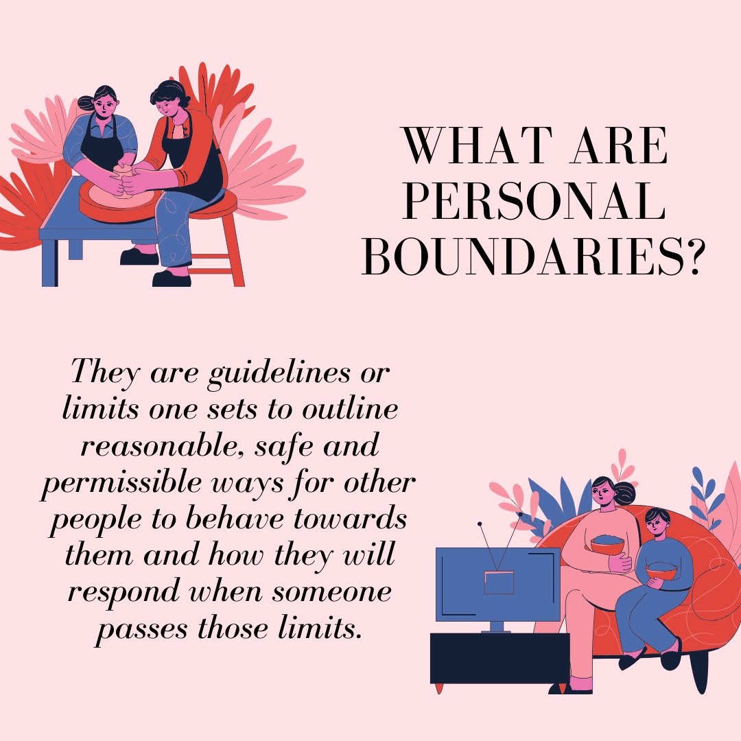 TALKingston's tweet photo. During social distancing, many of us may be living in close quarters with others. It is important at this time to remember to set emotional and physical personal boundaries for ourselves. Here are some tips on how to do that! https://t.co/UwFIuLVysb