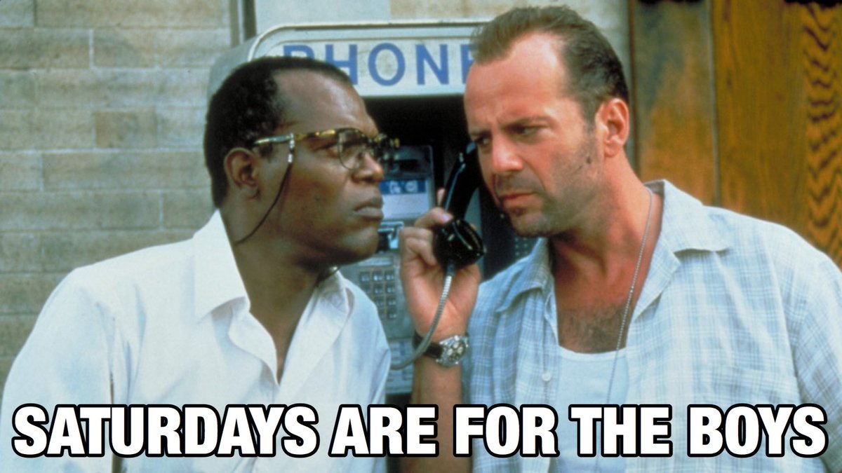 MikeVanderbilt's tweet photo. TONIGHT @ 9 PM

Saturdays are indeed for the boys as @theRIPH gang is celebrates 25 years of DIE HARD WITH A VENGEANCE (1995) and follow it up with a Chicago buddy cop chaser, Peter Hyams’ RUNNING SCARED (1985). Use #RIPHWithAVengeance &amp; #RIPHSweetFreedom to play along at home! https://t.co/lrAazRElmJ