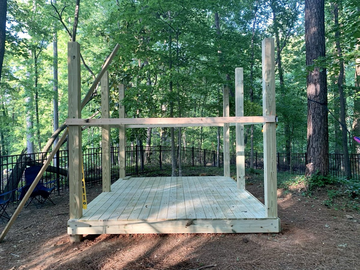 Justin Lyons (@justin_thd) on Twitter photo Backyard project with my daughter is coming along nicely! Backyard project with my daughter is coming along nicely!