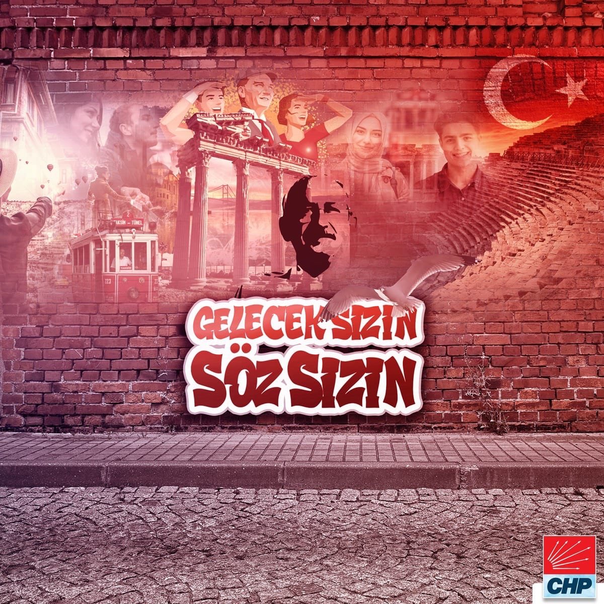 Sevgili gençler; gelecek sizin, söz sizin. Bu 19 Mayıs’ta bu ülkenin geleceği olan sizlerin söz hakkı için bizlerin söz verme zamanı. Size güveniyoruz, size inanıyoruz. #SözSizin
