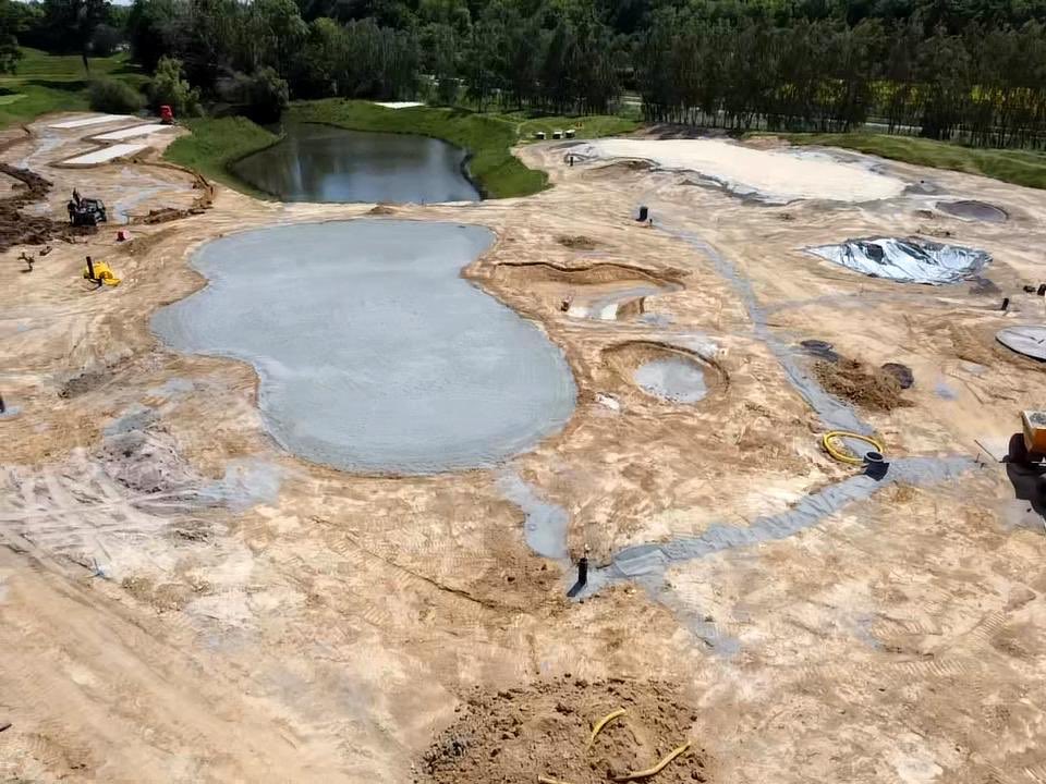 GolfLinkEvolve's tweet photo. Le Golf National. Paris. Work on the new Practice area continues apace this week making huge progress towards getting Seed in the ground soon. Shaping up to be quite a spectacular World class facility. @legolfnational @Reyes_golf @NG_AirFibr https://t.co/hu6Hn7Pygi