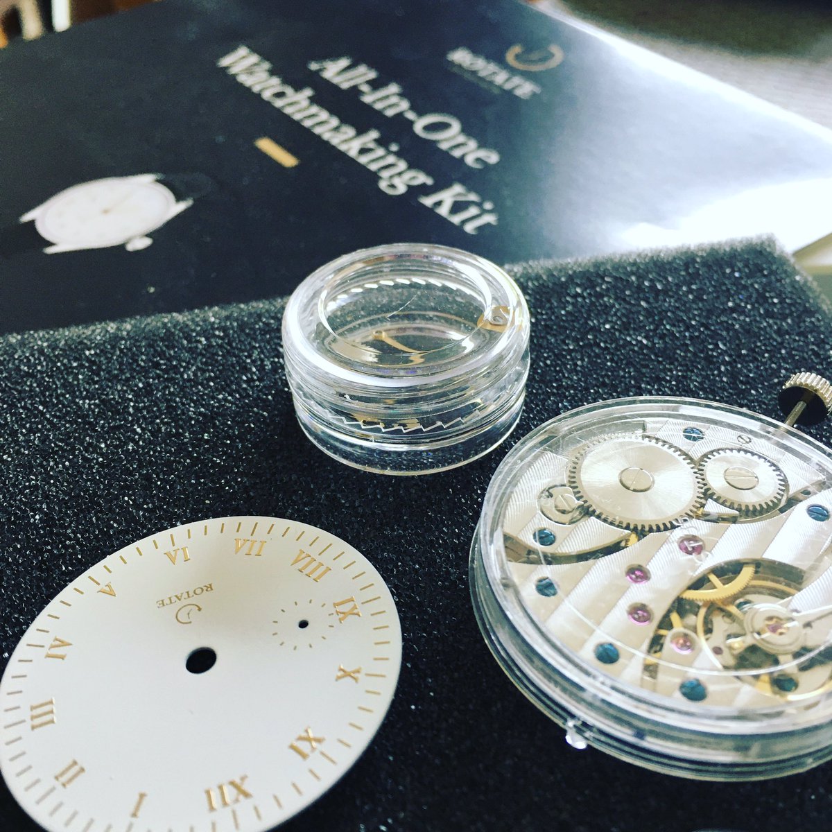 JohnRoy1e's tweet photo. Made me a watch! Just a kit bit pretty chuffed #lockdownmaking https://t.co/DGkI9b6eIZ