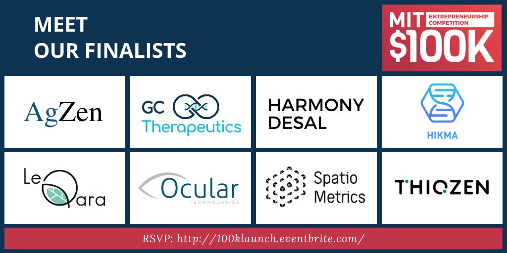 mit100k's tweet photo. Meet the finalists of the #mit100k Launch Competition! Come watch the finalists pitch and answer questions from a panel of judges on May 21st at 6pm ET. Register for the virtual event here: https://t.co/yNKHo3SvYW https://t.co/MigTAPpgiV